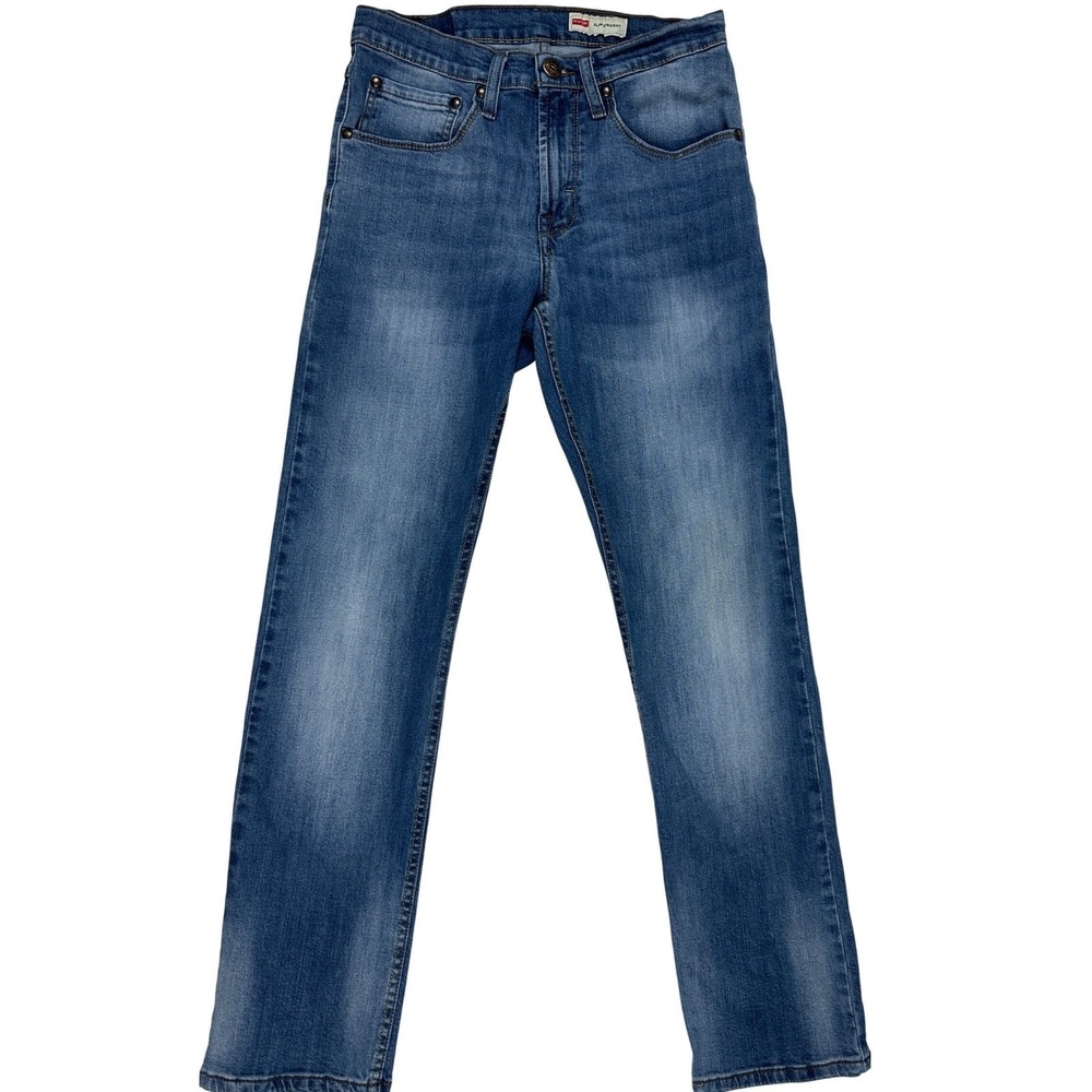 Wrangler Premium Quality Slim Straight Jeans Medium Wash Blue Denim 28x30